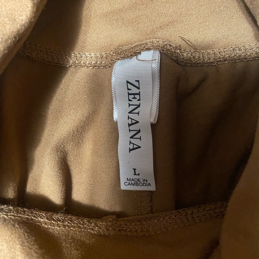 Zenana Outfitters Camel Leggings - Picture 3 of 4